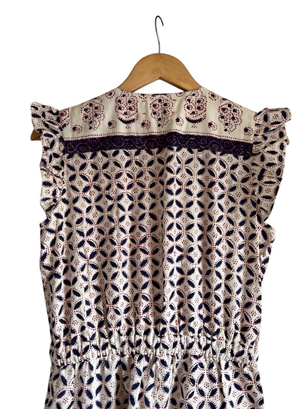 XiRENA Liam Sand Castle jumpsuit with ruffles & drawstring XS like new condition - Picture 12 of 15